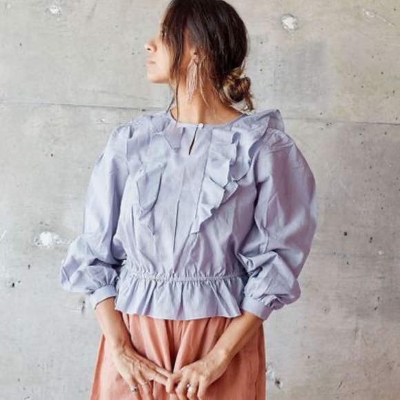 Little Tienda Lea Blouse light lavender - Picture 1 of 2